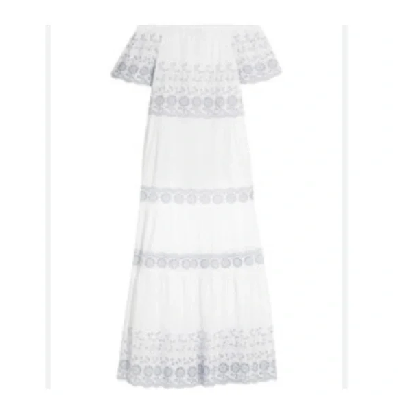 See by Chloe 530$ retail! on/off shoulder tiered maxidress, size 36 ( small) - Picture 5 of 10